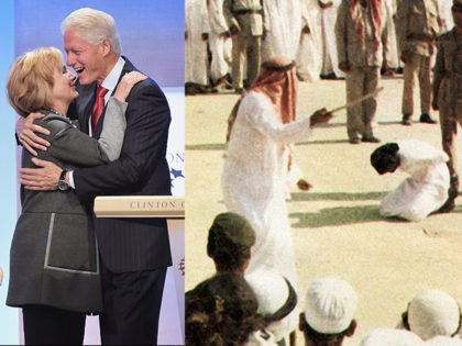 Bill-Clinton-Hillary-Clinton-Saudi-Flogging-Getty