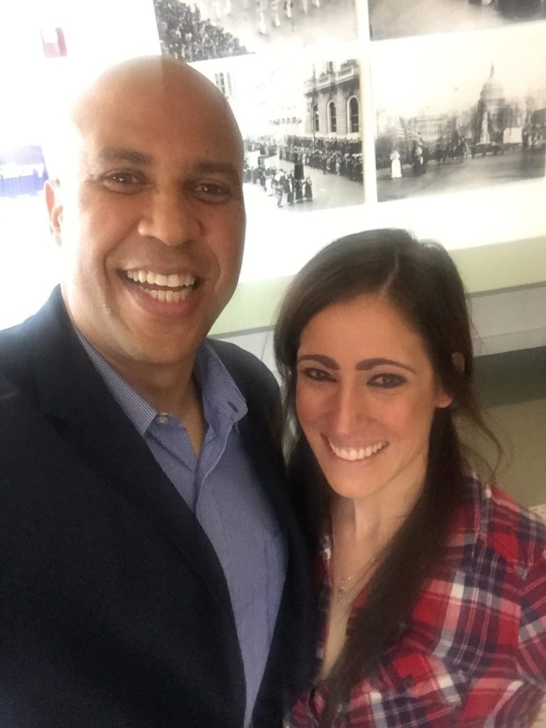 Booker selfie (Cory Booker / Breitbart News)