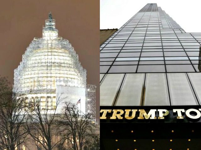 Capitol and Trump Tower AP Photos