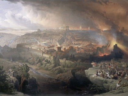 Destruction of Jerusalem by Ercole de' Roberti