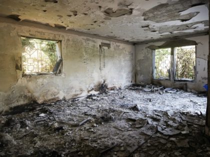 A picture shows the damage inside the burnt US consulate building in Benghazi on September 13, 2012, following an attack on the building late on September 11 in which the US ambassador to Libya and three other US nationals were killed. Libya said it has made arrests and opened a …