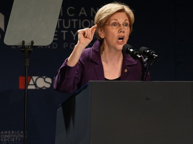 Sen. Elizabeth Warren (D-Mass.) addresses the American Constitution Society 2016 National