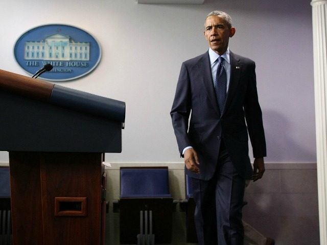 President Barack Obama approaches the podium for a statement regarding the Orlando mass shooting June 12, 2016 at the James Brady Press Briefing Room of the White House in Washington, DC.