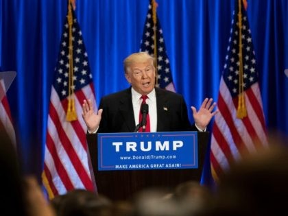 Republican Presidential candidate Donald Trump June 22, 2016 in New York City.