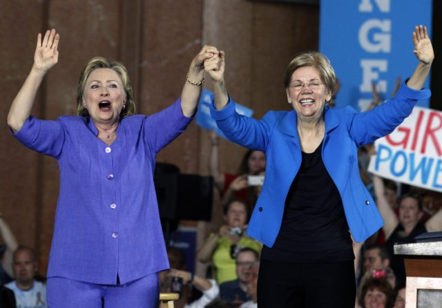 CINCINNATI, OH- JUNE 27: Democratic Presidential candidate Hillary Clinton (L) and U.S. S