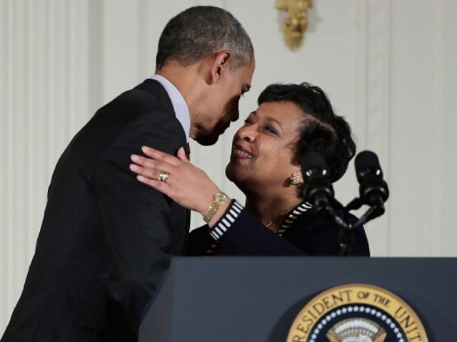 Loretta Lynch with Obama