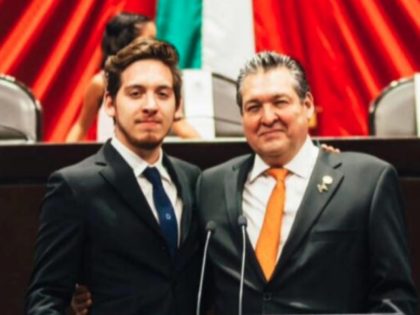 Javier Cardenas and his father politician Gustavo Cardenas