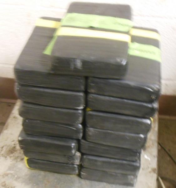 37 pounds of cocaine seized at Brownsville Port of Entry.(Photo: CBP.gov)