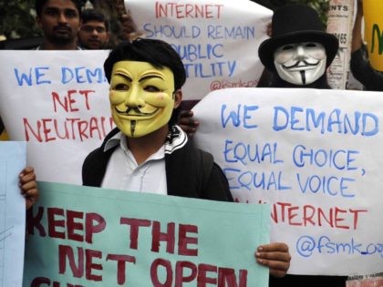 Net Neutrality protest (Manjunath Kiran/AFP/Getty)