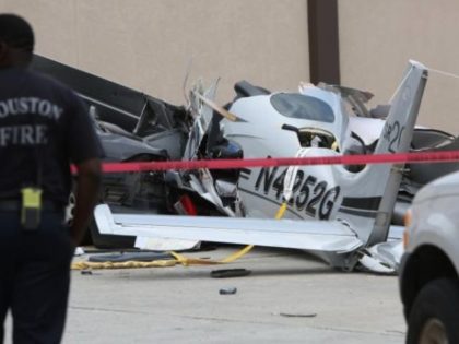 Plane Crash near Hobby - AP Photo