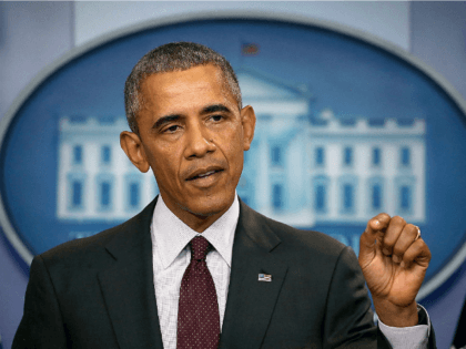 President Barack Obama speaks at a press conference on October 1, 2015 in Washington, DC.