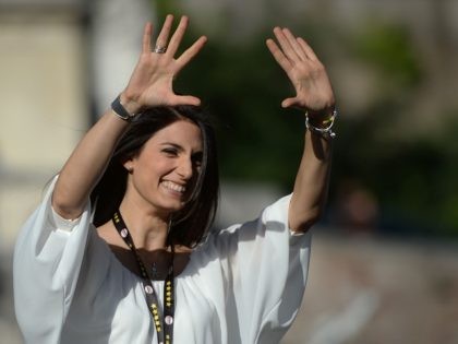 Italian Virginia Raggi, Five Star Movement (M5S) candidate for the election of Rome's