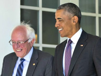 Sanders, Obama Pablo Martinez MonsivaisAP
