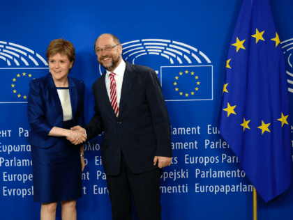 Martin Schulz and Nicola Sturgeon