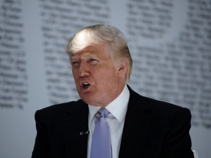 FILE - In this April 20, 2012 file photo, the Republican presidential front-runner Donald Trump speaks during the opening of Trump Towers in Sisli district in Istanbul, Turkey. The general manager of Trump Towers in Istanbul says the company is "assessing" its partnership with Donald Trump following his calls to …