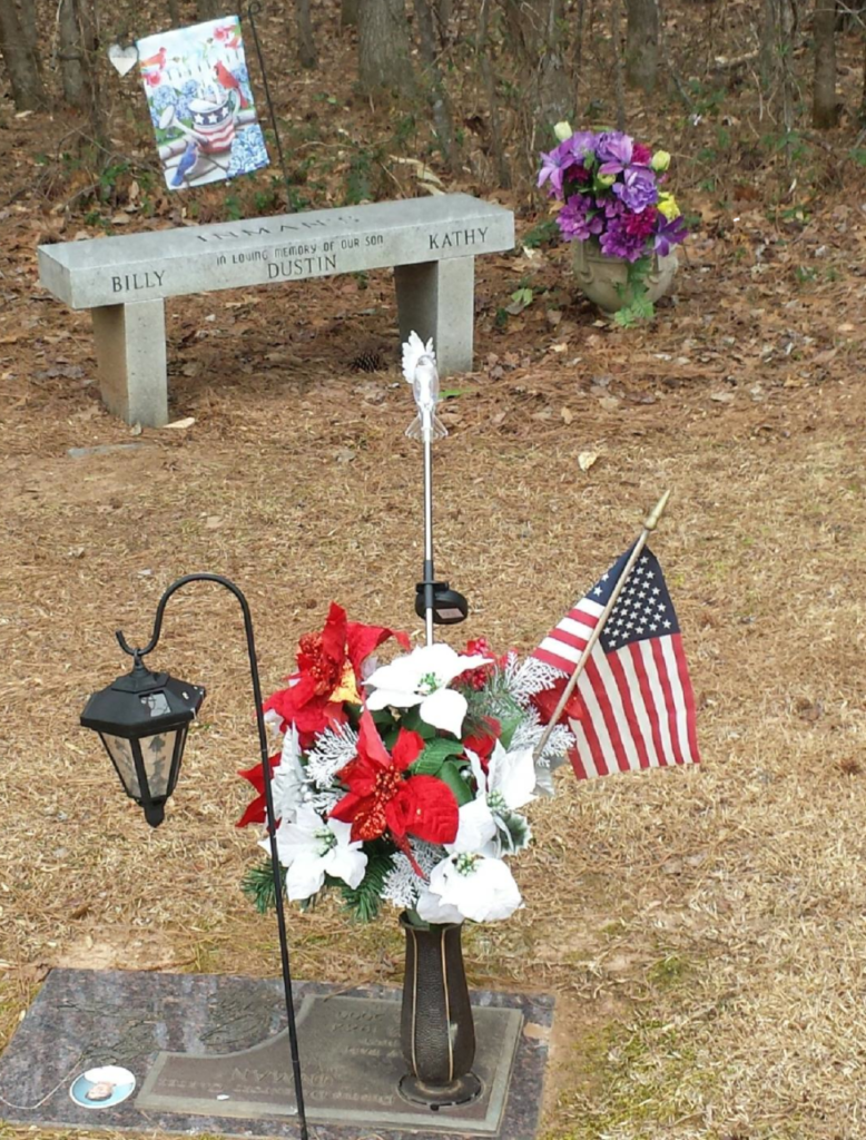 dustin's grave