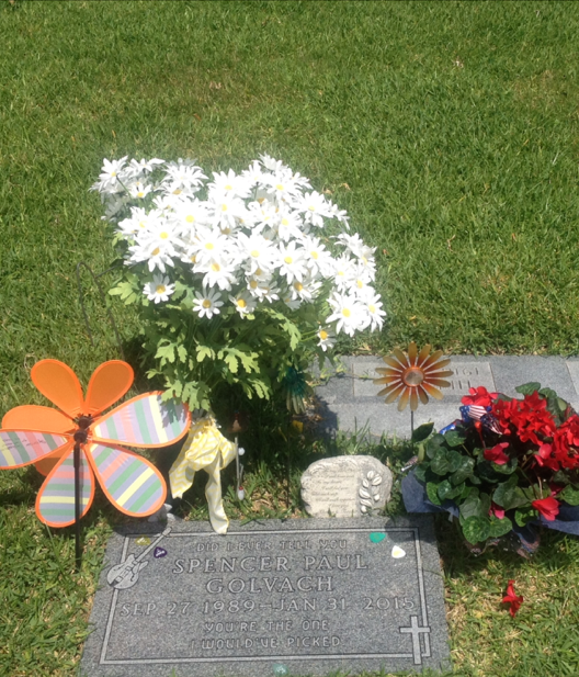 father's day photo Spencer Golvach Grave