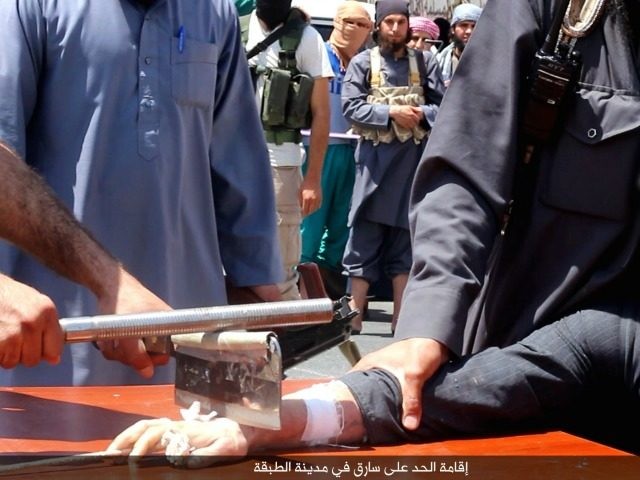 hand chopping Islamic State