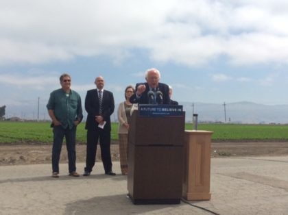 Bernie Sanders in Spreckles (Adelle Nazarian / Breitbart News)