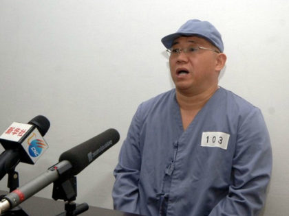 Kenneth Bae, a Korean-American Christian missionary who has been detained in North Korea for more than a year, appears before a limited number of media outlets in Pyongyang in this undated photo released by North Korea's Korean Central News Agency (KCNA) on January 20, 2014.... REUTERS/KCNA/FILE PHOTO
