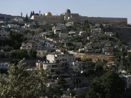 A general view of Silwan, a neighbourhood in Palestinian-dominated east Jerusalem next to