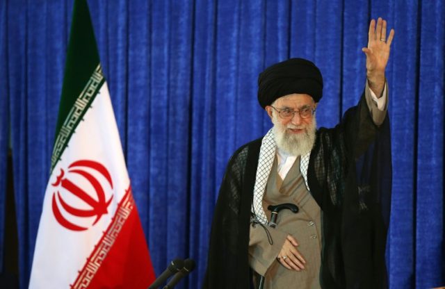Iran's supreme leader Ayatollah Ali Khamenei slammed the United States, Britain and Israel