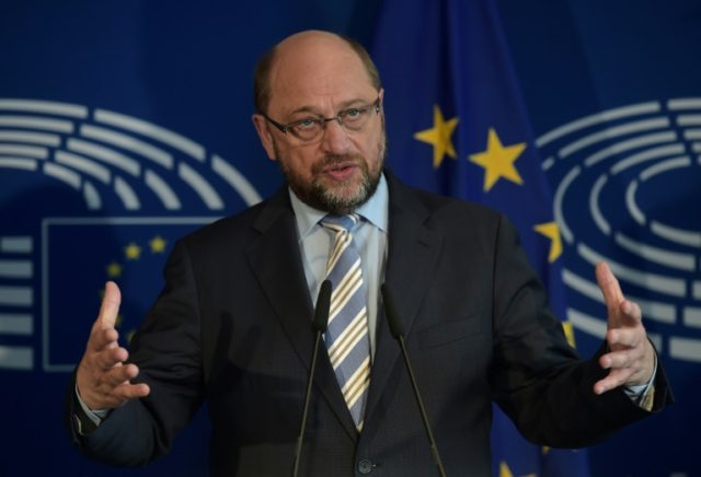President of the European Parliament Martin Schulz (pictured) says British Prime Minister