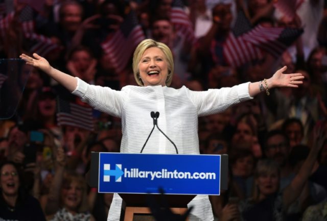 Hillary Clinton won the Democratic primary in the state of California, US networks reporte