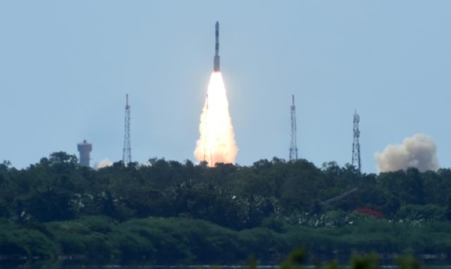 India's CARTOSAT-2 and other satellites are launched from Sriharikota in Andhra Pradesh on