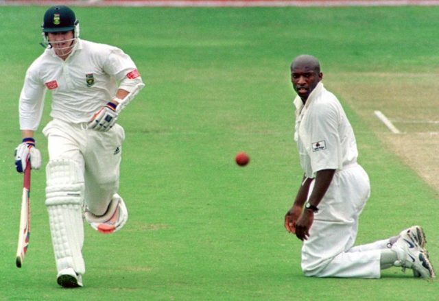 Former West Indies cricketer Franklyn Rose, seen here in 1998, right, has claimed New Zeal
