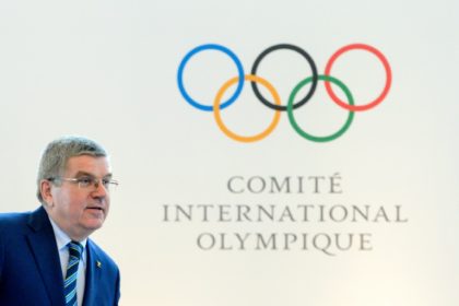 International Olympic Committee (IOC) president Thomas Bach arrives at the opening of an O