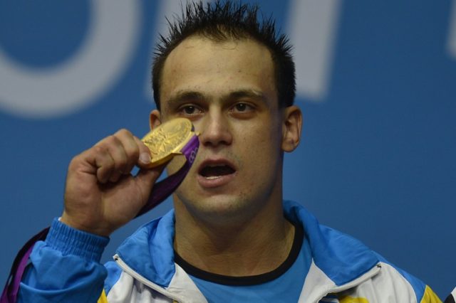 Kazakhstan's Ilya Ilyin won weightlifting gold in the 94 kg event at the London 2012 Olymp