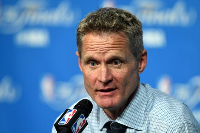 Warriors Coach Steve Kerr, pictured here in Cleveland on June 16, 2016, lost his father wh