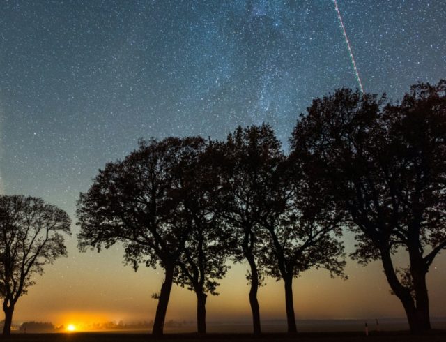 Only a few patches of the nighttime sky remain unpolluted in Western Europe, including par