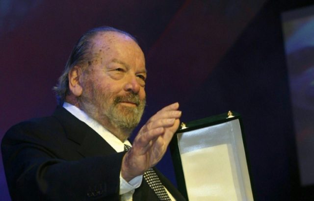 US comedian Bud Spencer receives a life achievement award at the opening night of Cairo's