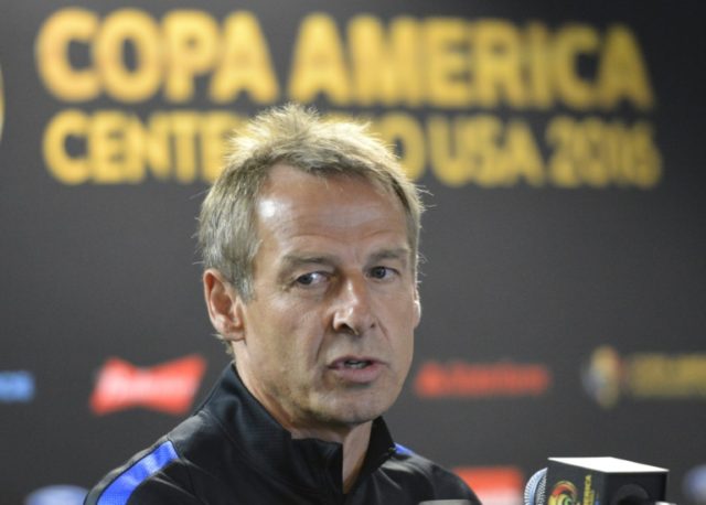 USA coach Jurgen Klinsmann, pictured on June 6, 2016, said the use of instant replay techn