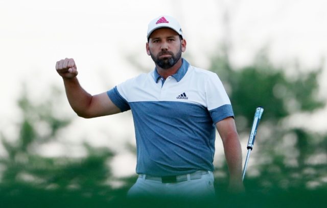 Sergio Garcia has never won a major, but he is at the top of a crowded leaderboard at the