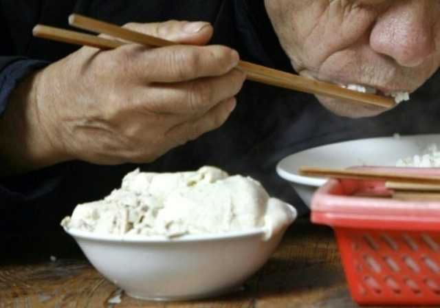 A man in Japan has admitted fatally stabbing his 80-year-old father in the throat with a c