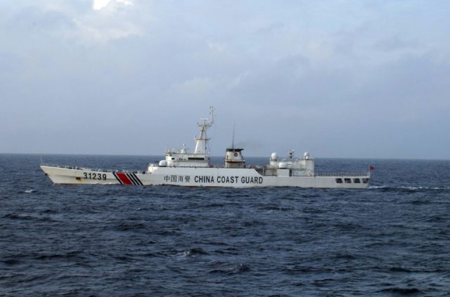 Chinese coast guard vessels routinely travel around the disputed islands, known as the Sen