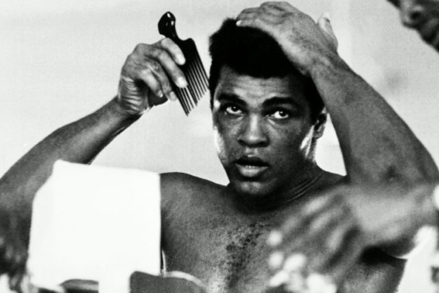 US boxing heavyweight champion Muhammad Ali pictured 11 days before the famous "Rumble in