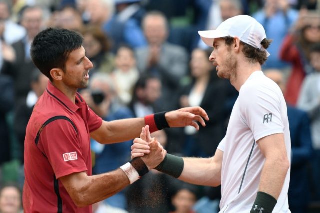 Novak Djokovic consoles Andy Murray after beating the Scot yet again to win the French Ope