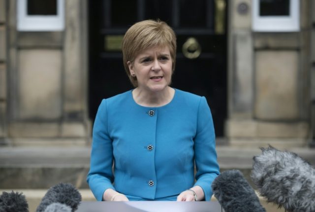 Scotland's First Minister and Leader of the Scottish National Party (SNP), Nicola Sturgeon