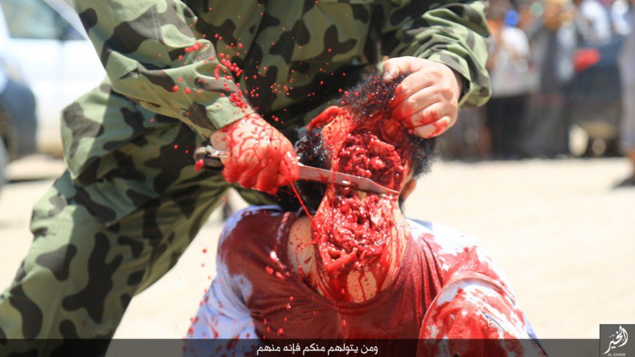 EXTREMELY GRAPHIC PHOTOS: Islamic State Beheads Men Accused of Mocking Isla...