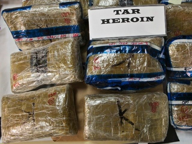 Mexican tar heroin seized in different raid operations, File