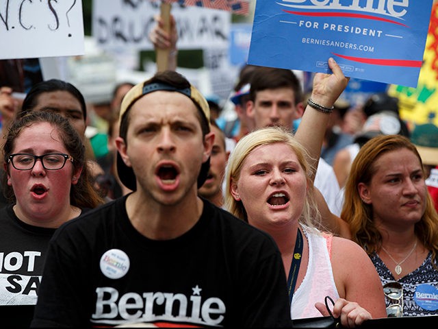 Bernie-Sanders-Supporters-Protesters-DNC-Getty