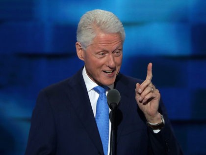 PHILADELPHIA, PA - JULY 26: Former US President Bill Clinton …