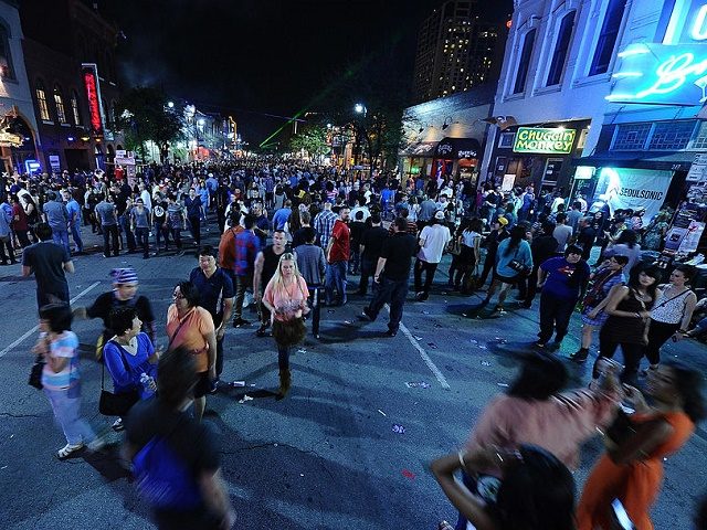 AUSTIN, TX - MARCH 16: A general view of 6th Street during the 2012 SXSW Music, Film + In