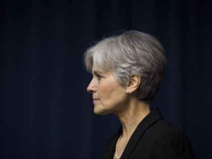 WASHINGTON, DC - JUNE 23: Jill Stein is seen after she announced that she will seek the Gr