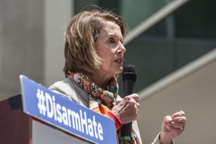 SAN FRANCISCO, CA - JUNE 29: Democratic Leader Nancy Pelosi leads a press conference at Zuckerberg San Francisco General Hospital and Trauma Center calling on Congress to hold a vote on new gun control measures on June 29, 2016 in San Francisco, California. There have been renewed calls from Democratic …