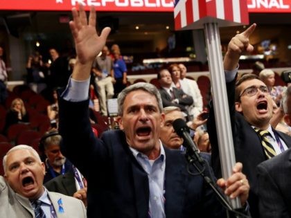 CLEVELAND, OH - JULY 18: on the first day of the Republican National Convention on July 1